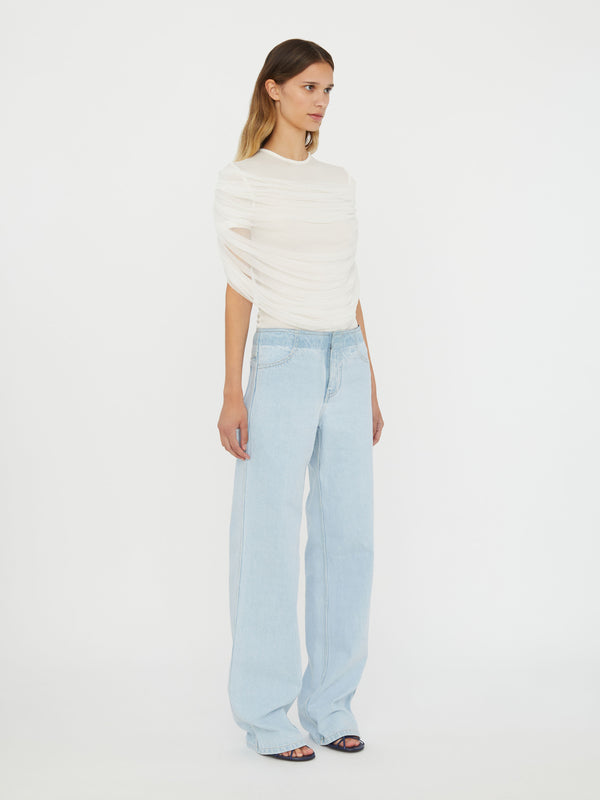 Christopher Esber Sonora Veiled Tee White Sonora Veiled Tee Black