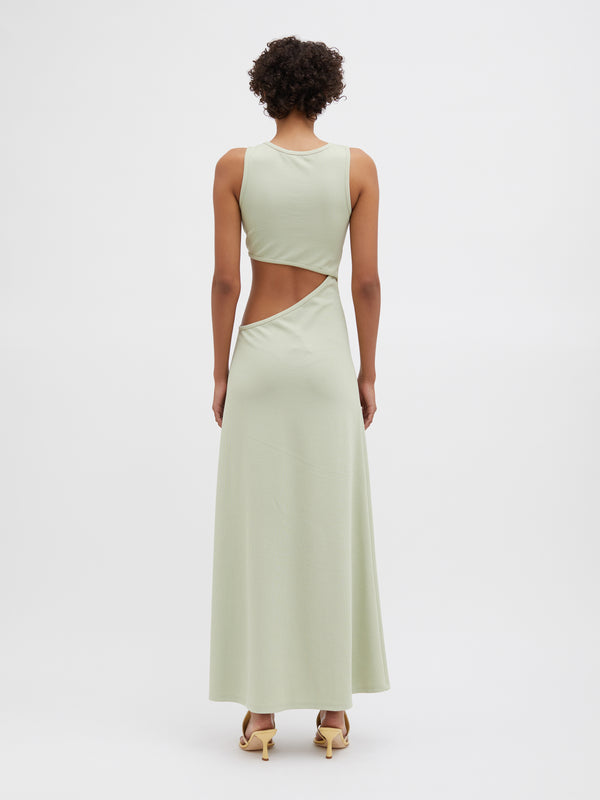 Christopher Esber Stone Cavern Tank Dress Pistachio Stone Cavern Tank Dress White