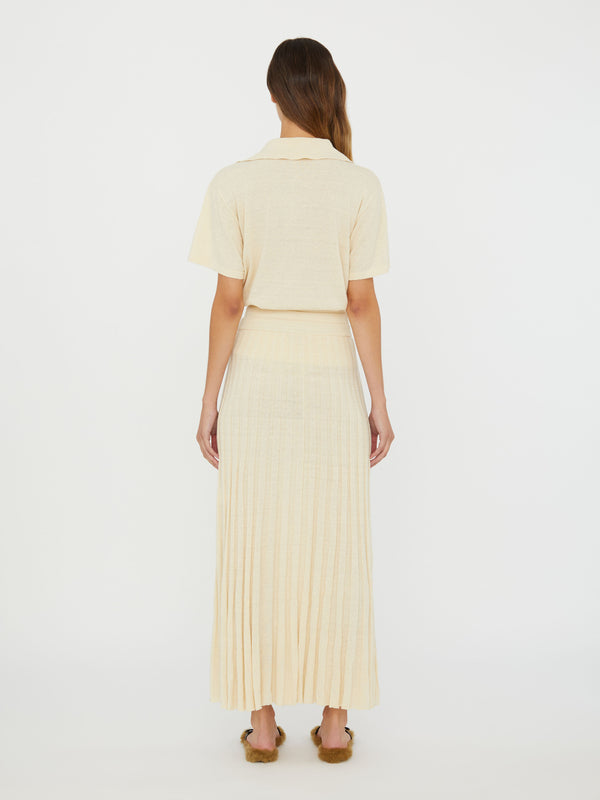 Christopher Esber Straccio Knitted Skirt Ecru Straccio Knitted Skirt Red