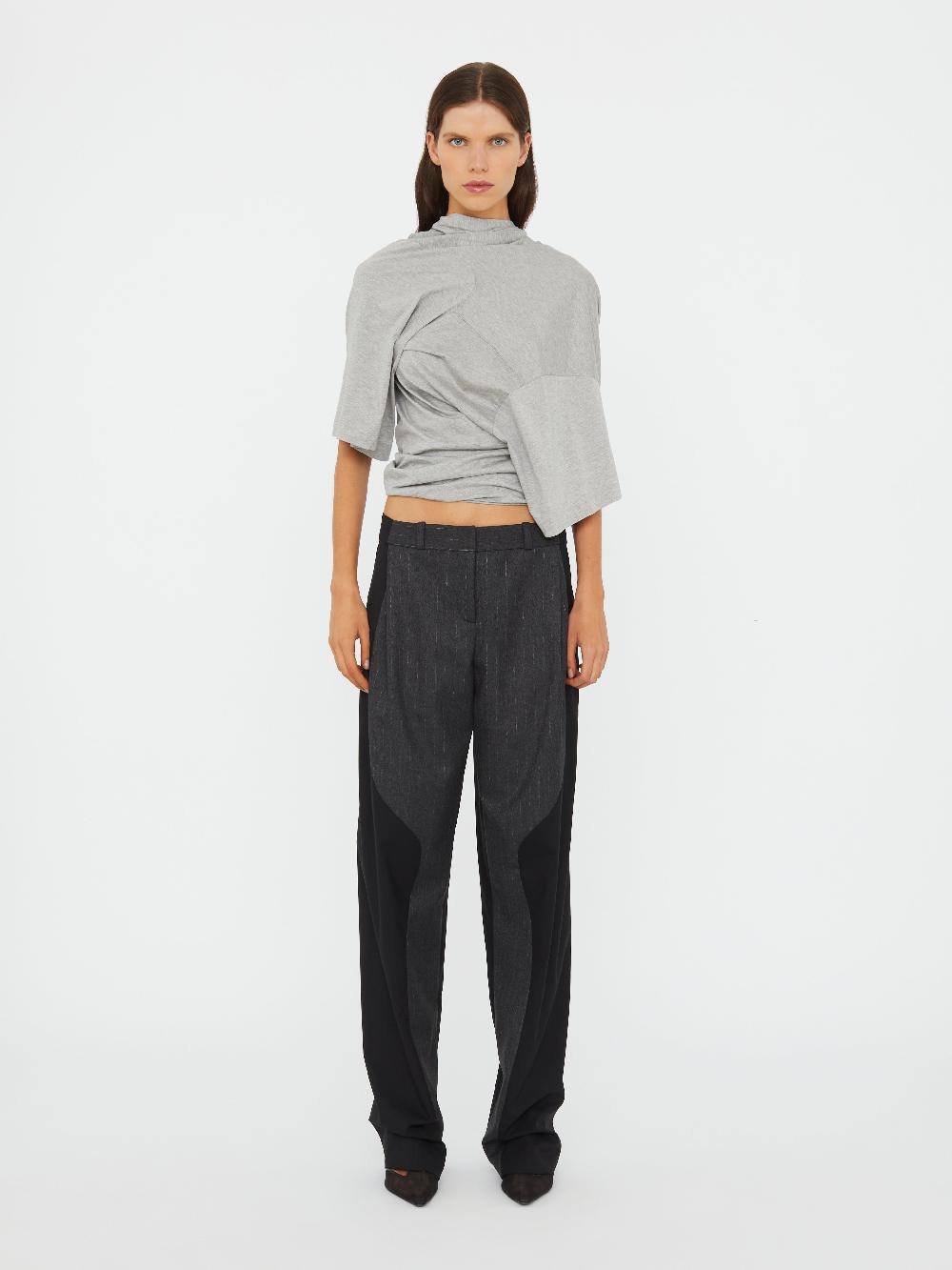 christopher esber Torrent Pinstripe Trouser charcoal stripe