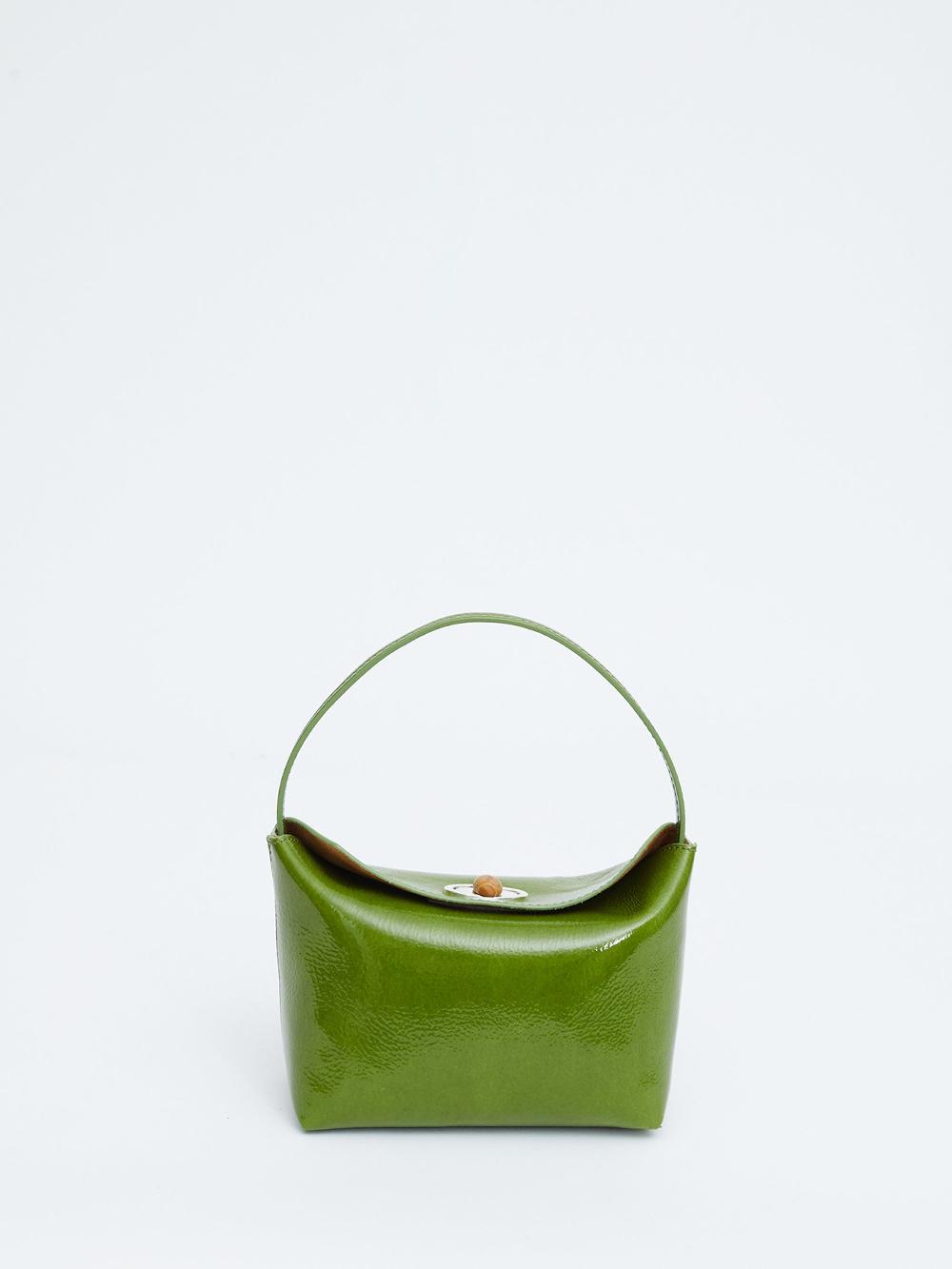 christopher esber Turnlock Patent Mini Shoulder Bag cactus Turnlock Patent Mini Shoulder Bag ink