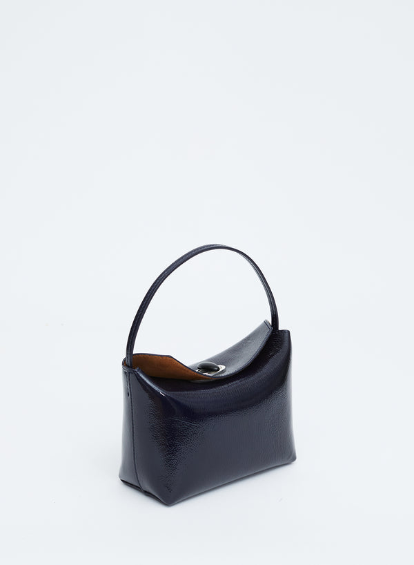 Christopher Esber Turnlock Patent Mini Shoulder Bag Ink Turnlock Patent Mini Shoulder Bag Cactus