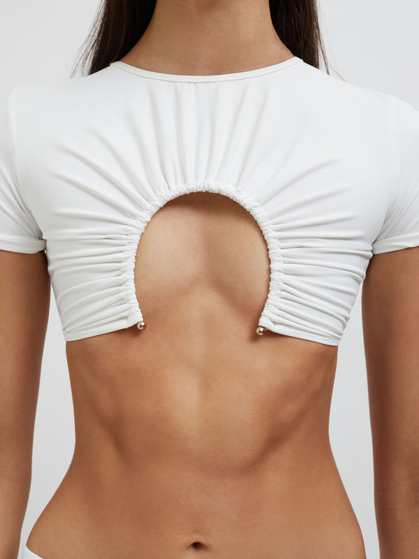 Christopher Esber U Prong Tee White U Prong Tee Black