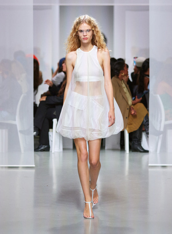 Christopher Esber Vapour Separation Tank Dress White