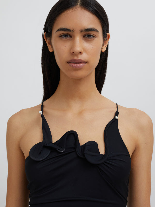 Christopher Esber Venus Cami Dress Black Venus Cami Dress Mahogany