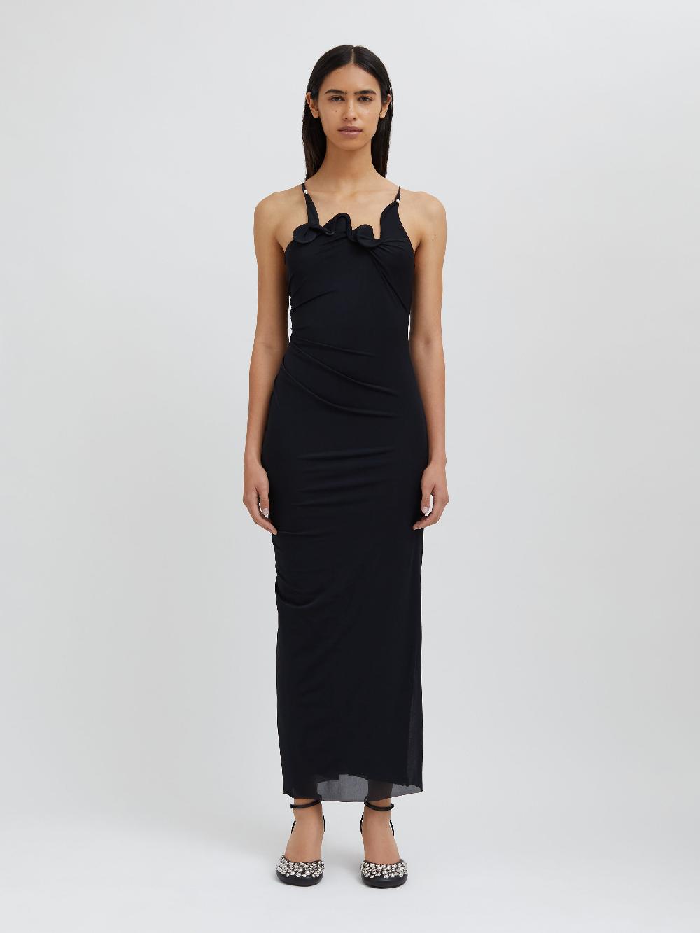 christopher esber Venus Cami Dress black Venus Cami Dress mahogany