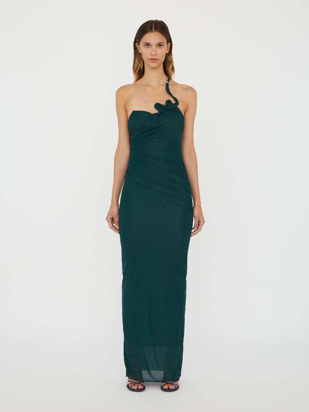 christopher esber Venus Single Strap Cami Dress evergreen