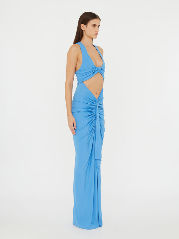 Christopher Esber Vivenda Drape Front Dress Boston Blue Vivenda Drape Front Dress Black Vivenda Drape Front Dress Cacao Vivenda Drape Front Dress Saffron Vivenda Drape Front Dress Teal Vivenda Drape Front Dress Incense Vivenda D