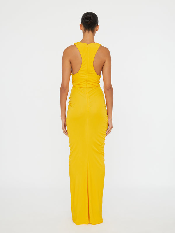 Christopher Esber Vivenda Drape Front Dress Saffron Vivenda Drape Front Dress Black Vivenda Drape Front Dress Cacao Vivenda Drape Front Dress Teal Vivenda Drape Front Dress Boston Blue Vivenda Drape Front Dress Incense Vivenda D