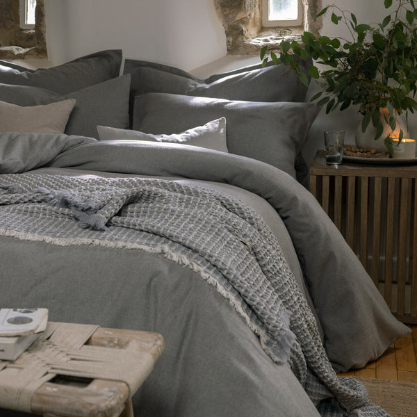Christy Flannel Marl Duvet Set
