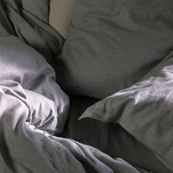 Christy Flannel Marl Duvet Set