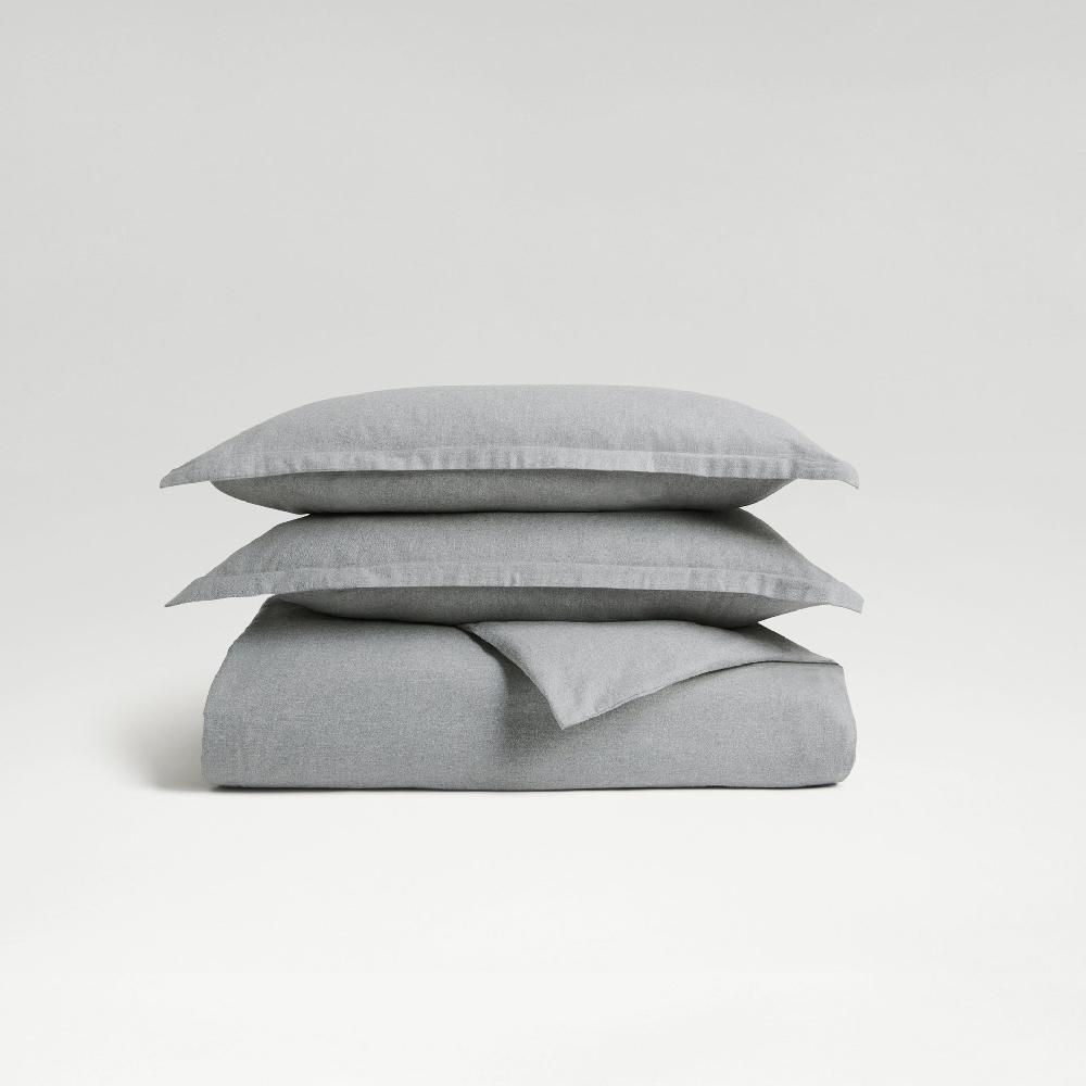 christy Flannel Marl Duvet Set