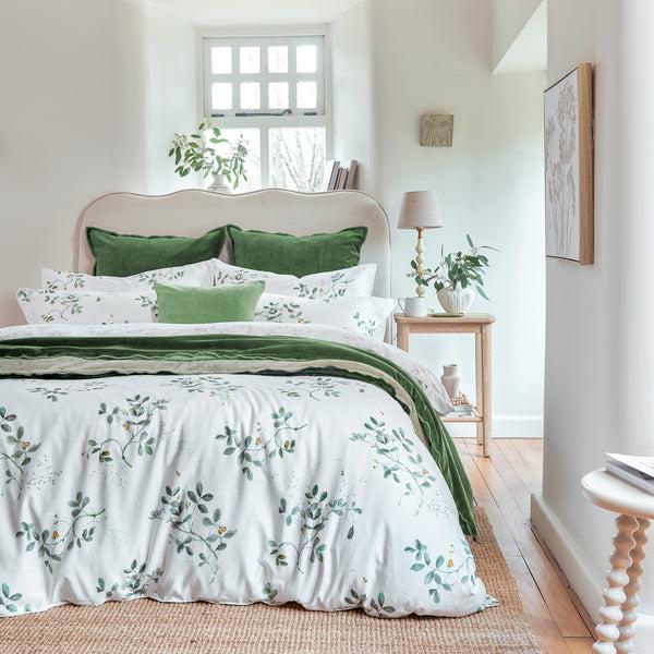 Christy Pea Shoots Fitted Sheets