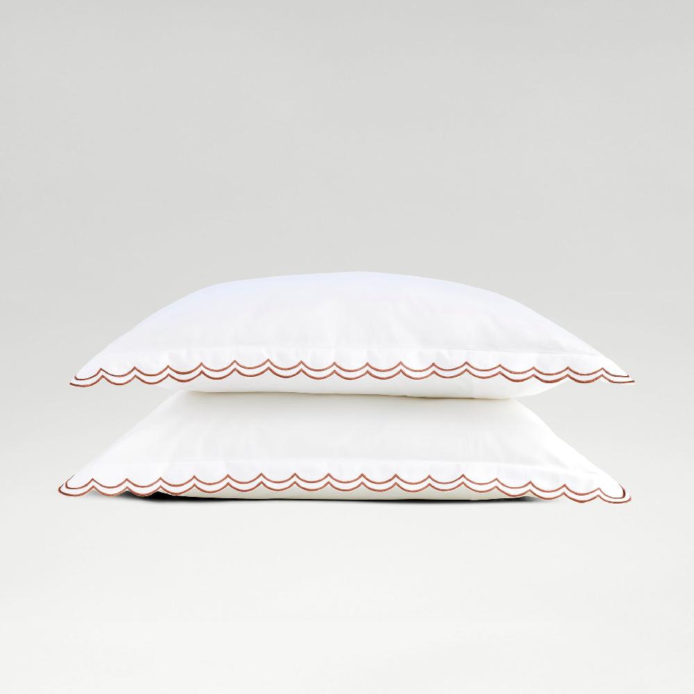 christy Scallop Edge Pillowcases