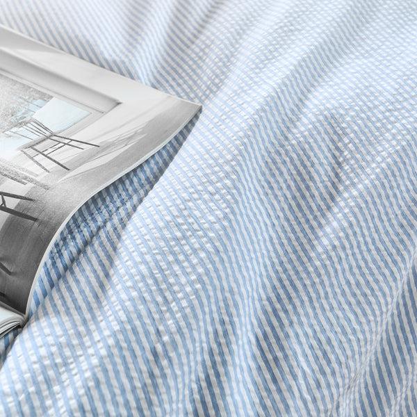 Christy Seersucker Stripe Duvet Set