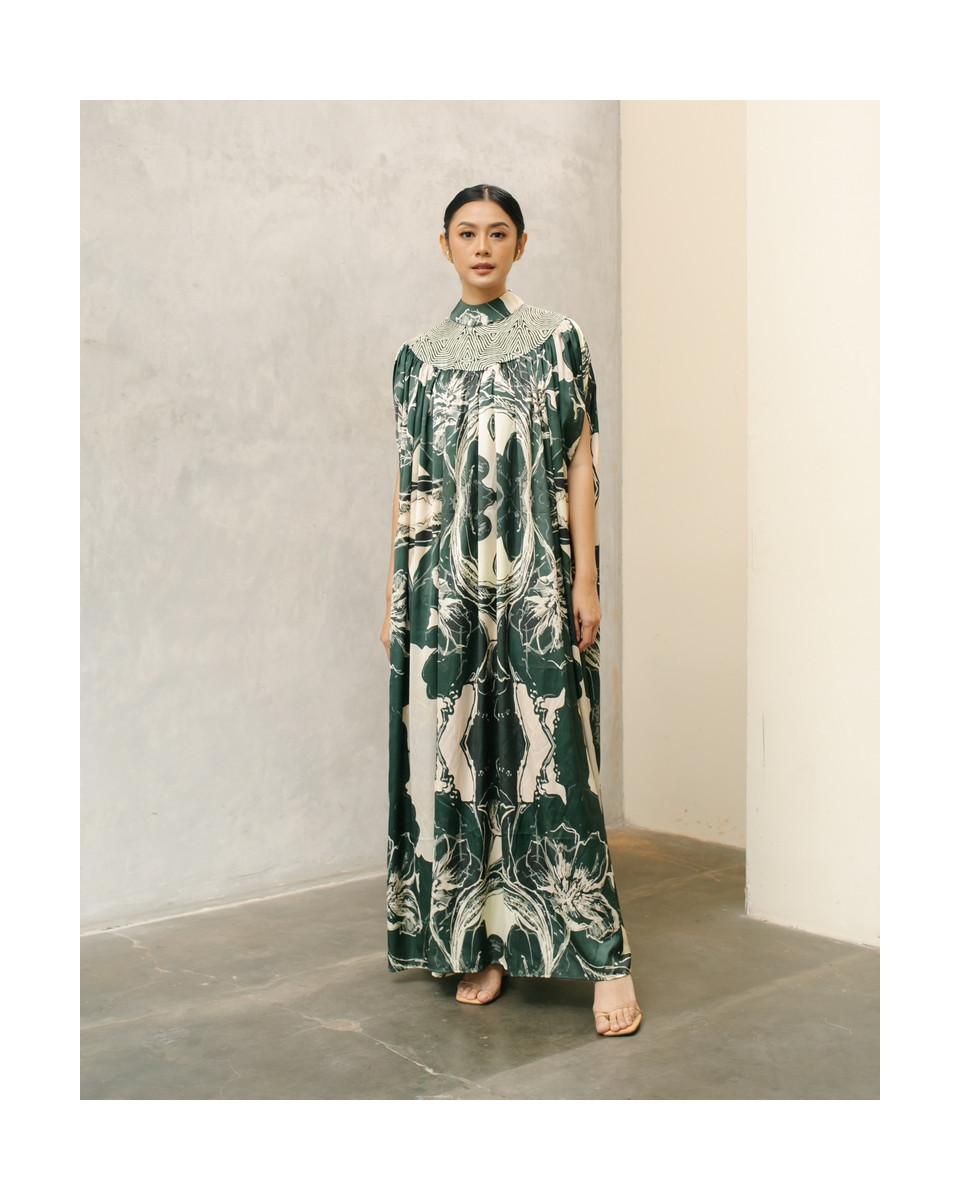 Ciel ADENA DRESS EMERALD FLORAL