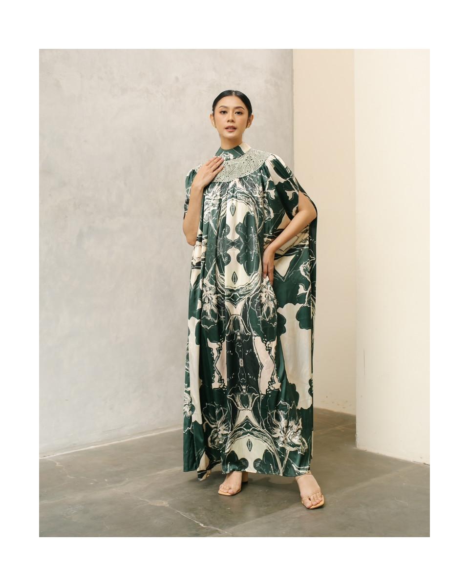Ciel ADENA DRESS EMERALD FLORAL