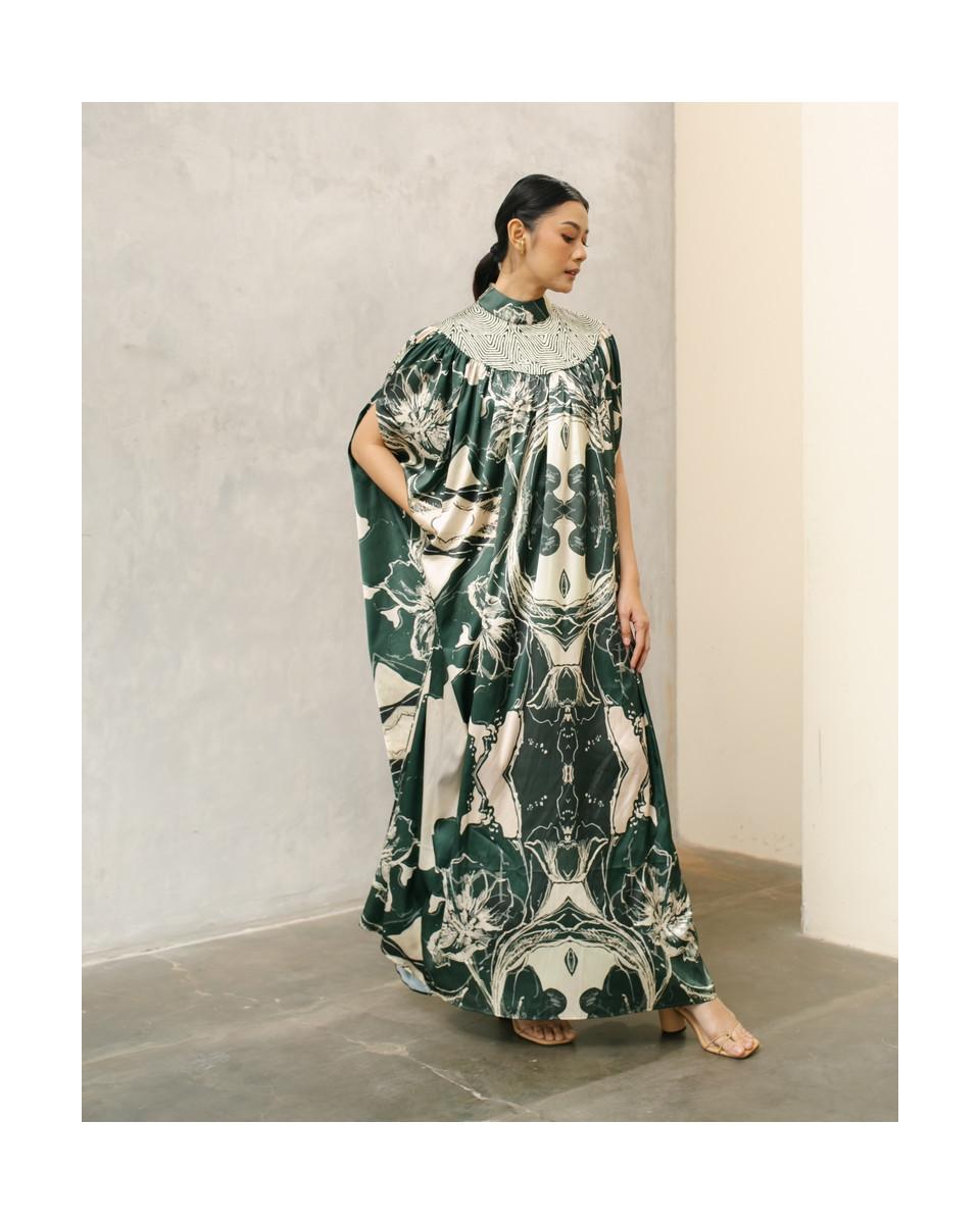 Ciel ADENA DRESS EMERALD FLORAL