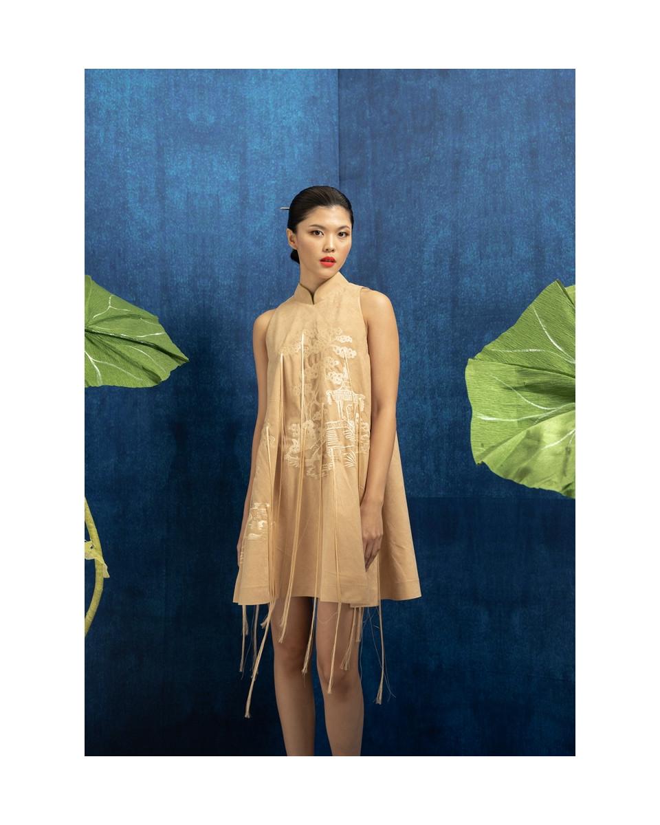 Ciel AH YEON DRESS BEIGE