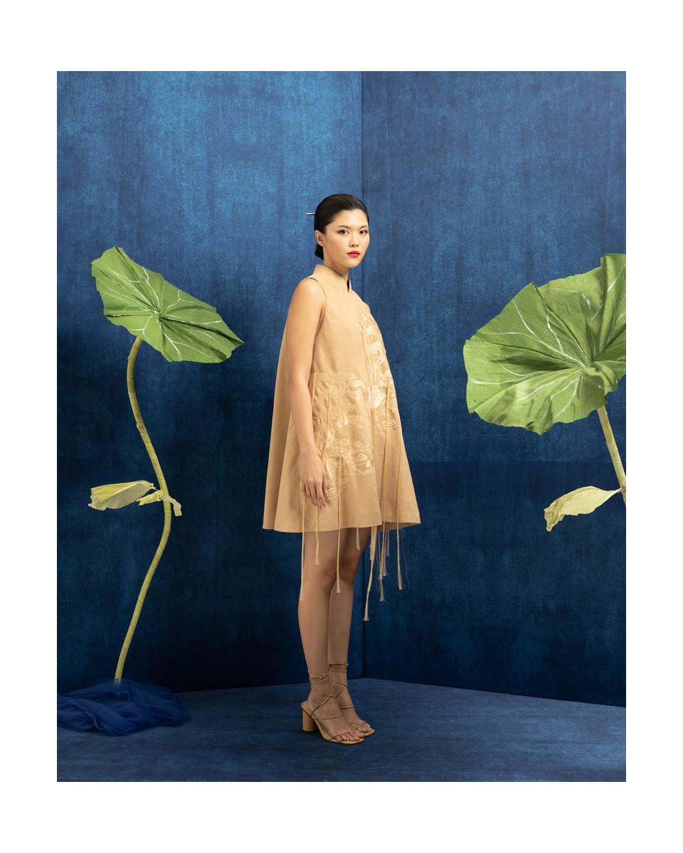 Ciel AH YEON DRESS BEIGE