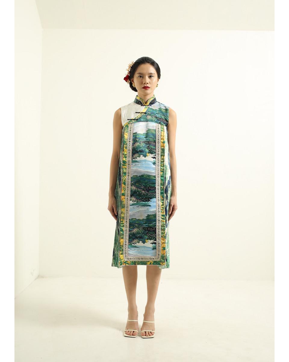 ciel CHEN DRESS BLUE SCENERY