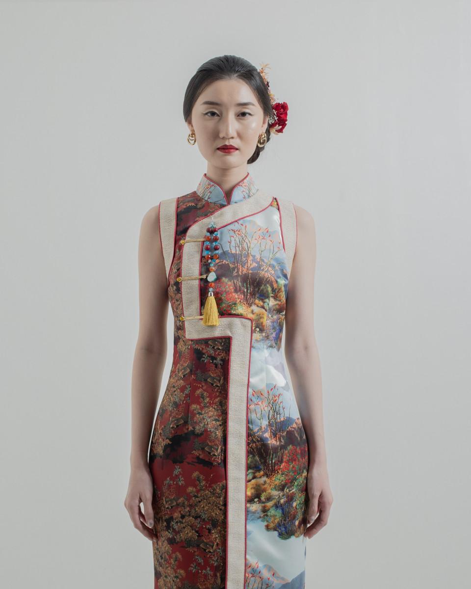 Ciel CHYOU DRESS RED SCENERY