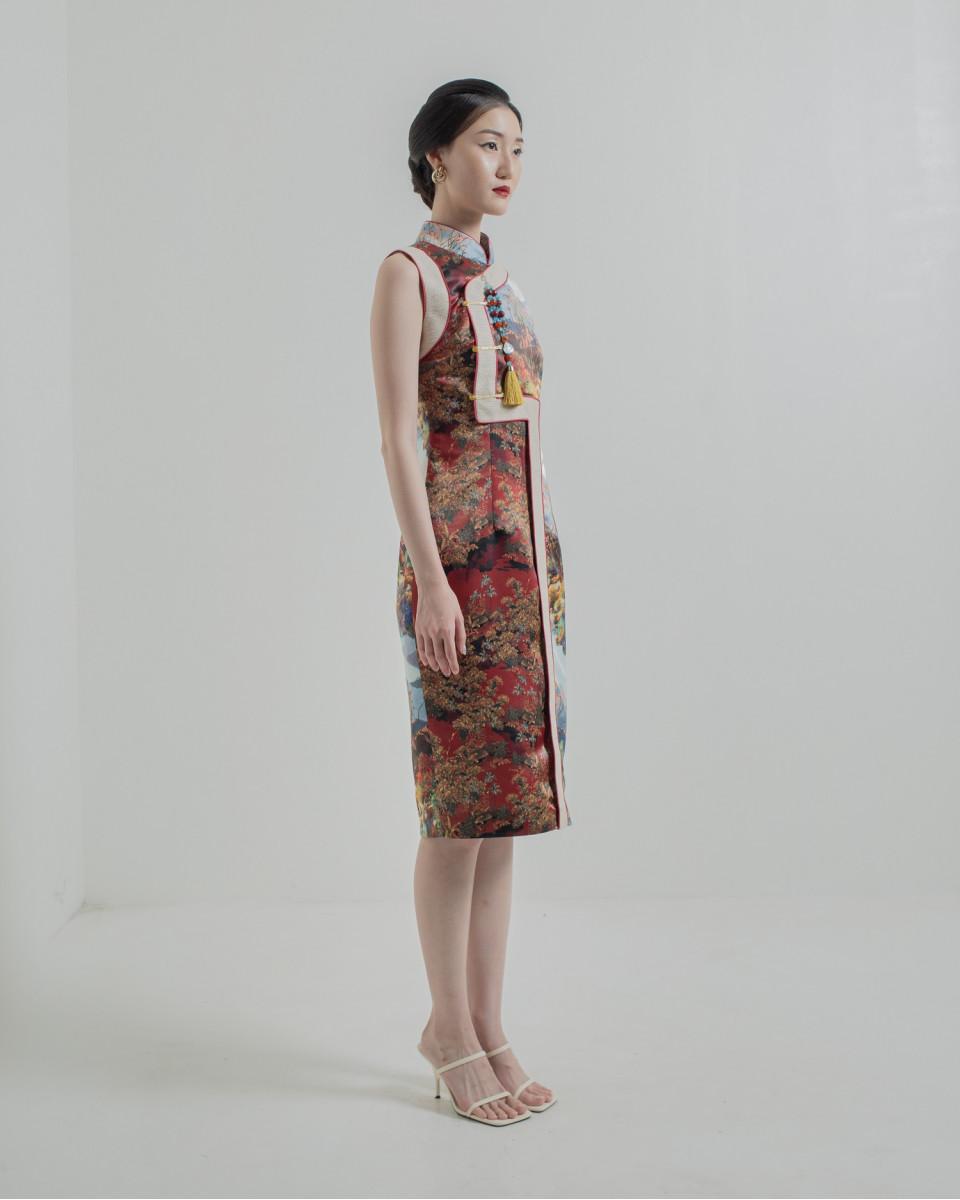 Ciel CHYOU DRESS RED SCENERY