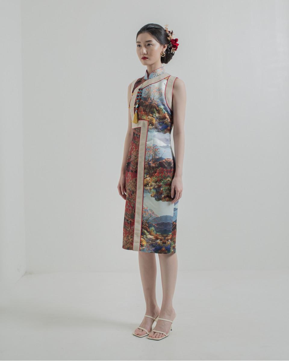 Ciel CHYOU DRESS RED SCENERY