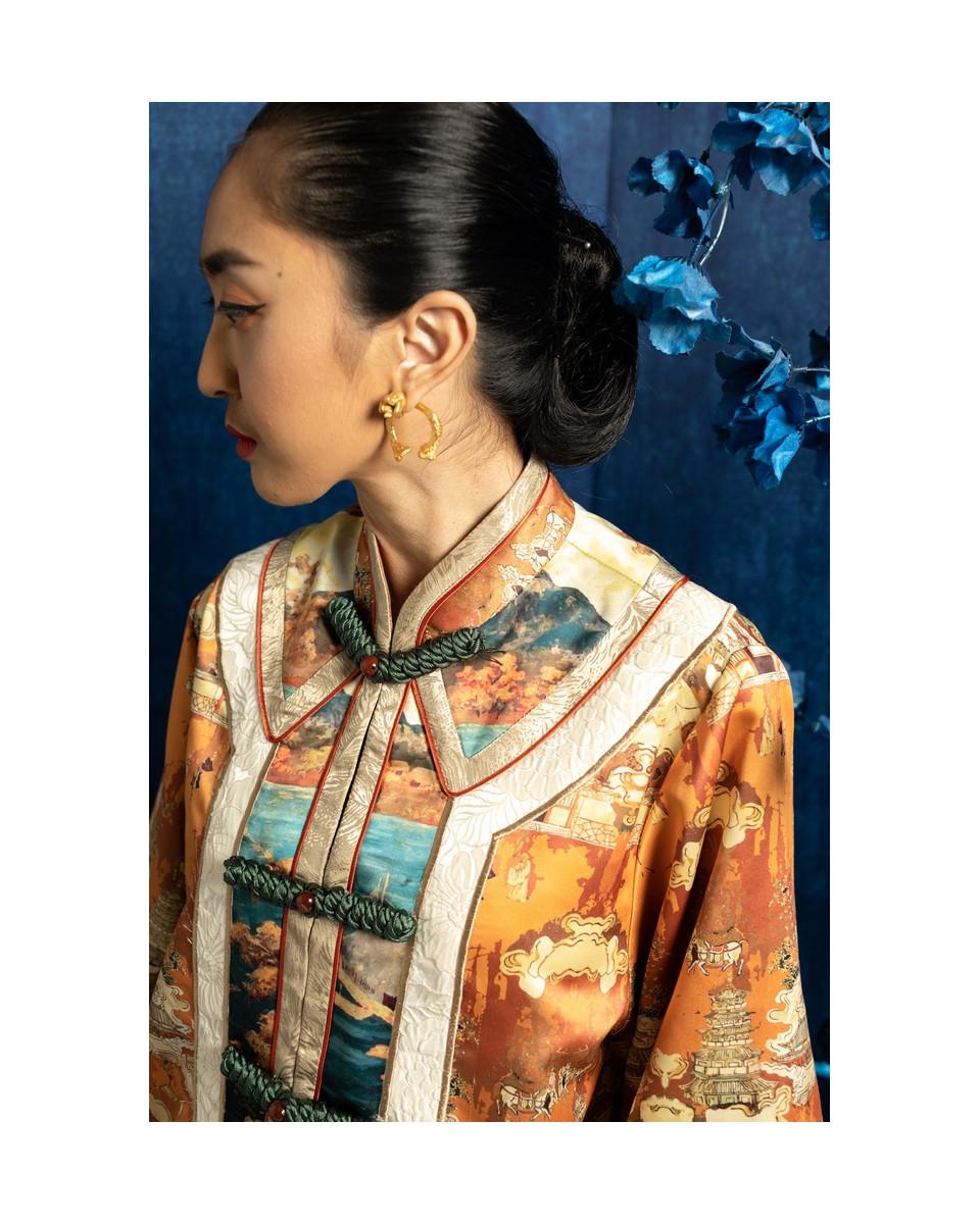 Ciel DAISHI OUTER BURNT YELLOW CHINOISERIE