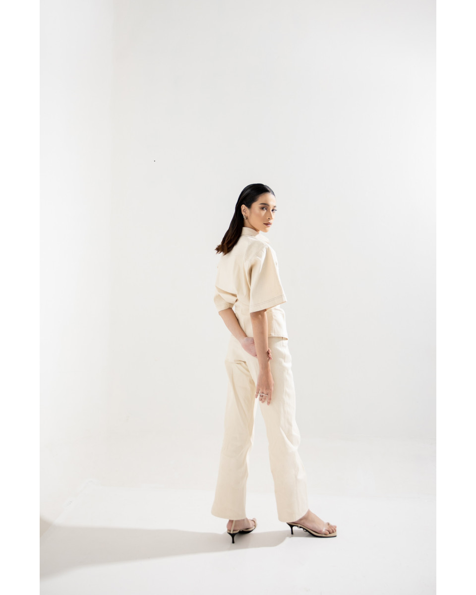 ciel DAREEN TROUSERS IVORY
