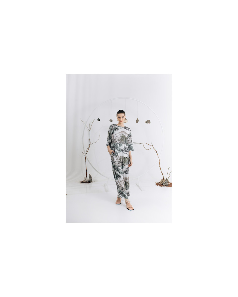 ciel EIRA TROUSERS WHITE