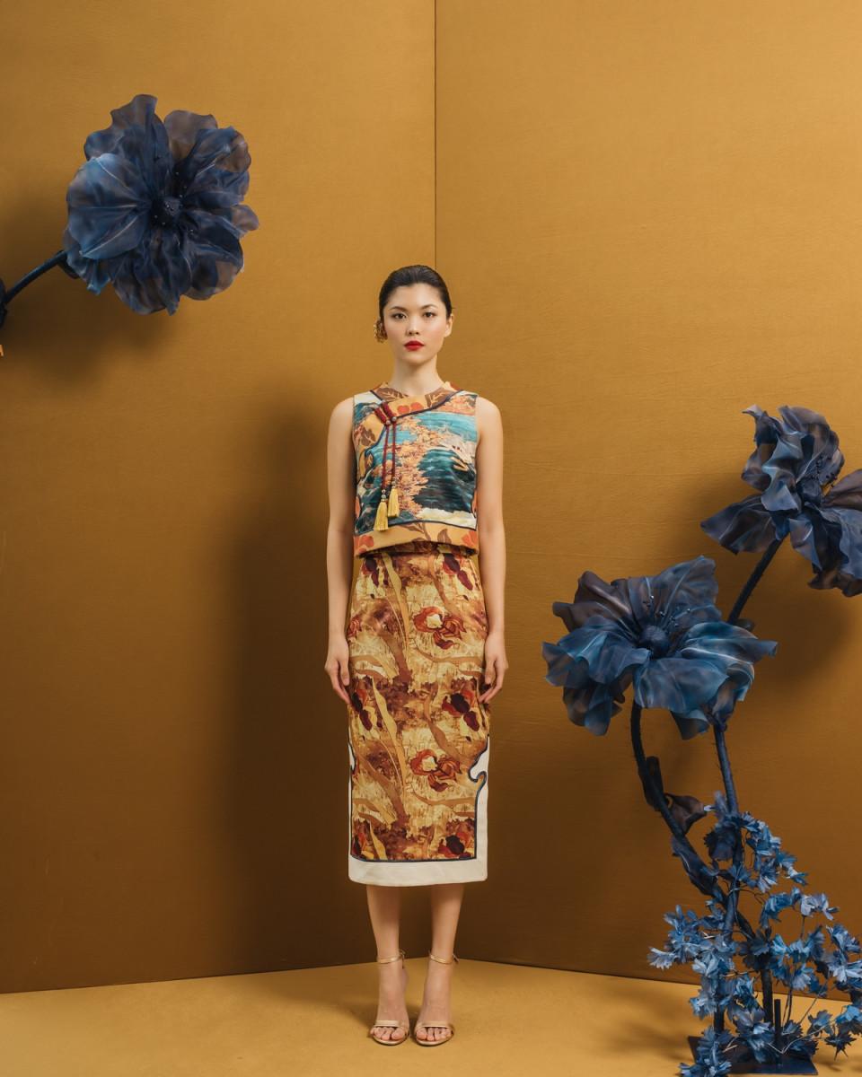 ciel FANG YIN TOP BLUE LANDSCAPE