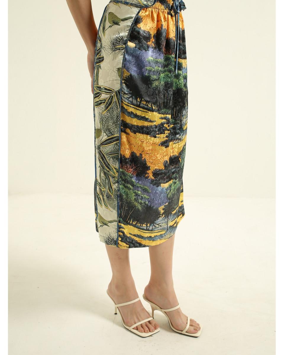 Ciel FUMI SKIRT YELLOW SCENERY