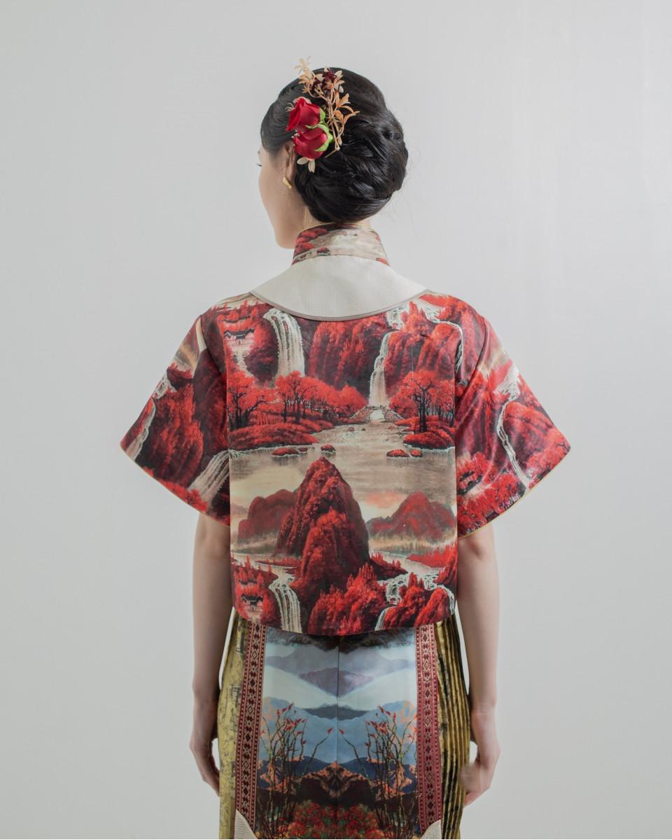 Ciel FUMIKO II SKIRT RED SCENERY