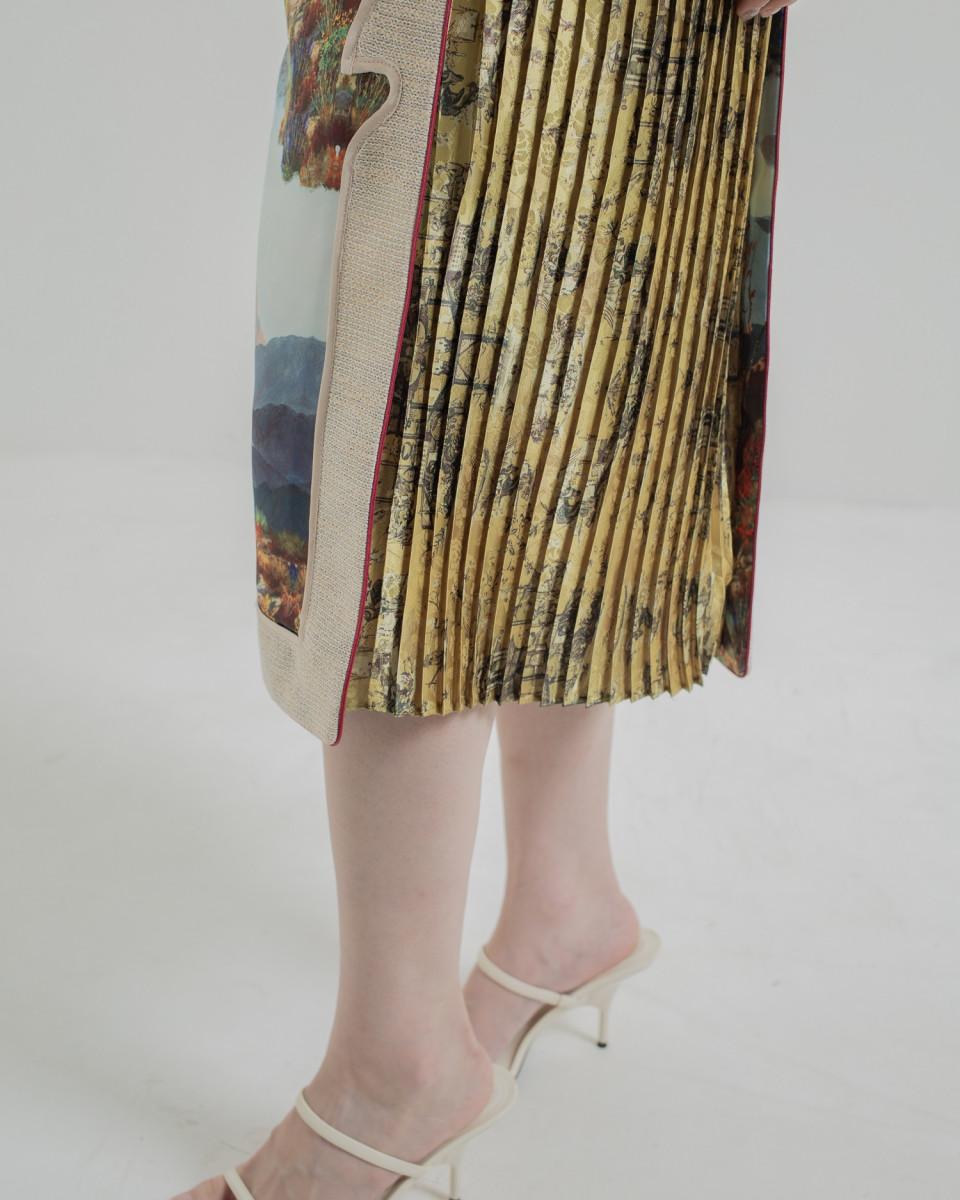 Ciel FUMIKO II SKIRT RED SCENERY