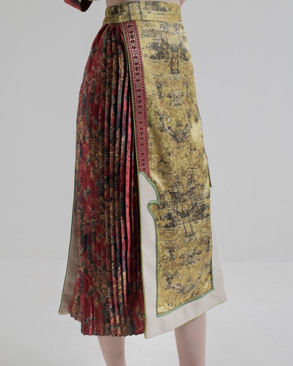 Ciel FUMIKO II SKIRT RED TOILE