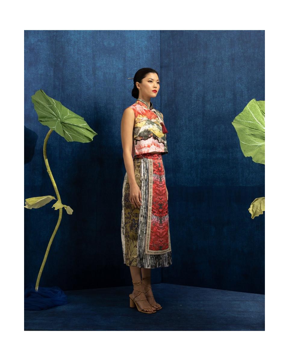 ciel FUMIKO III SKIRT PINK FOREST