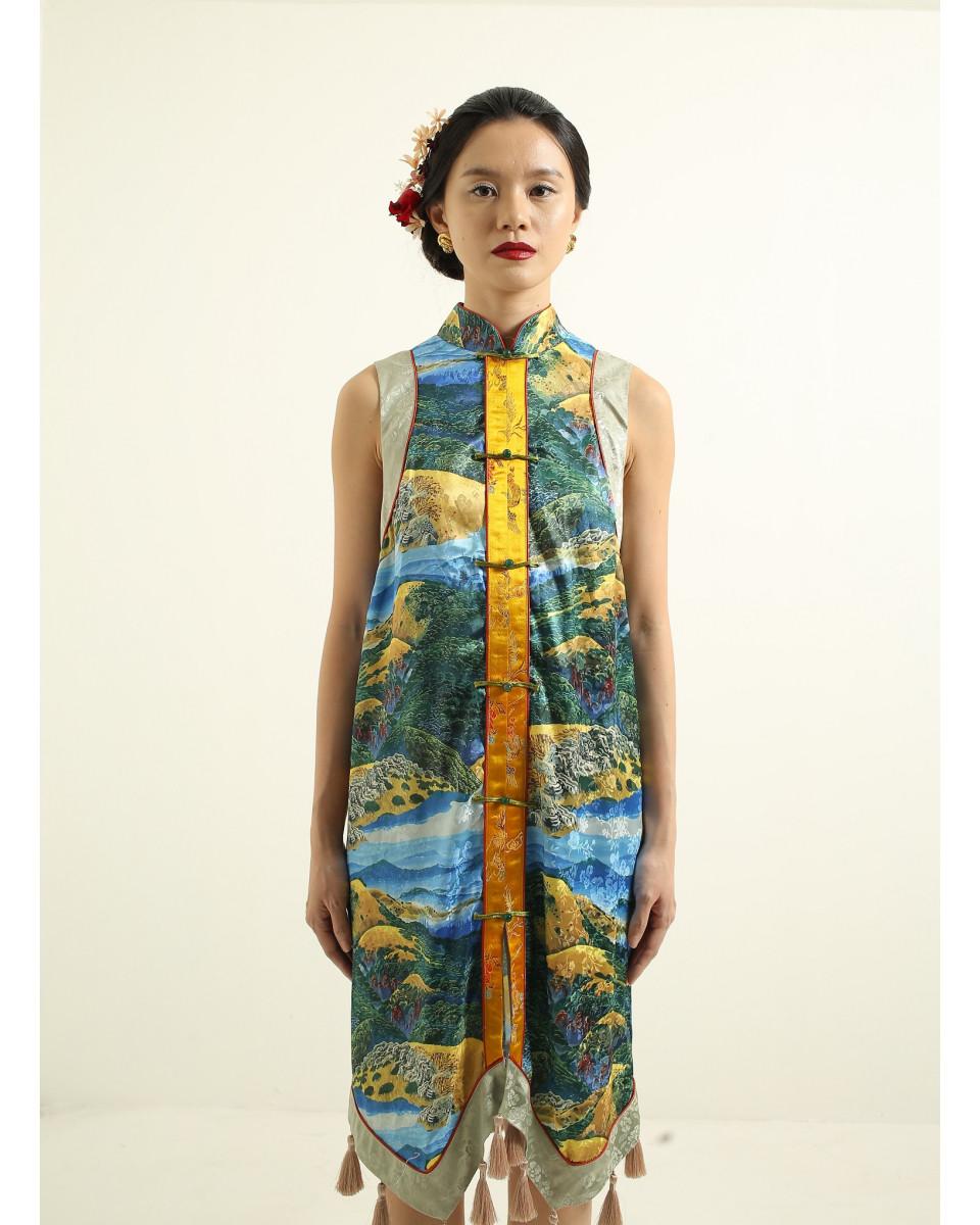 Ciel GENJI DRESS GOLD MOUNTAIN