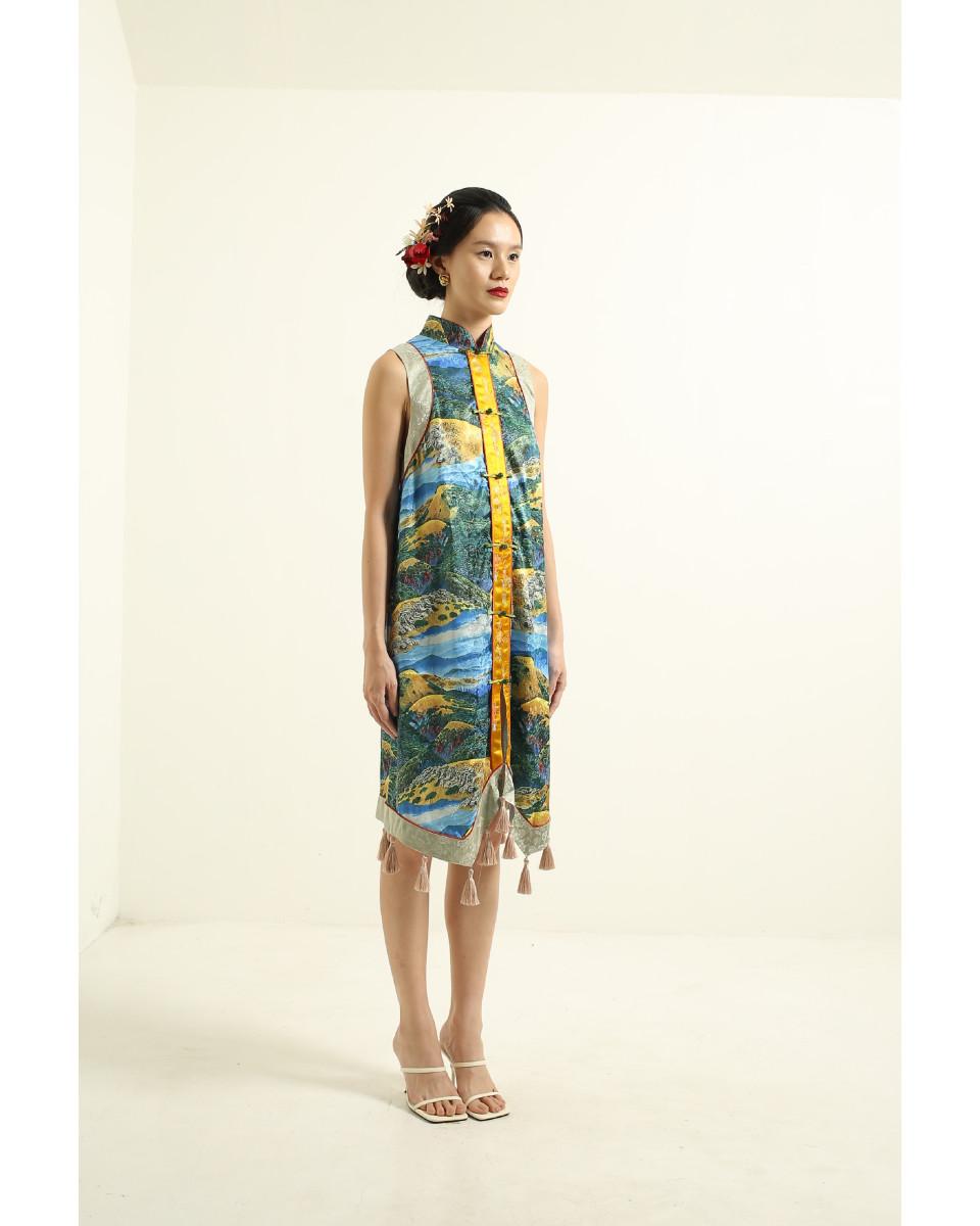 Ciel GENJI DRESS GOLD MOUNTAIN