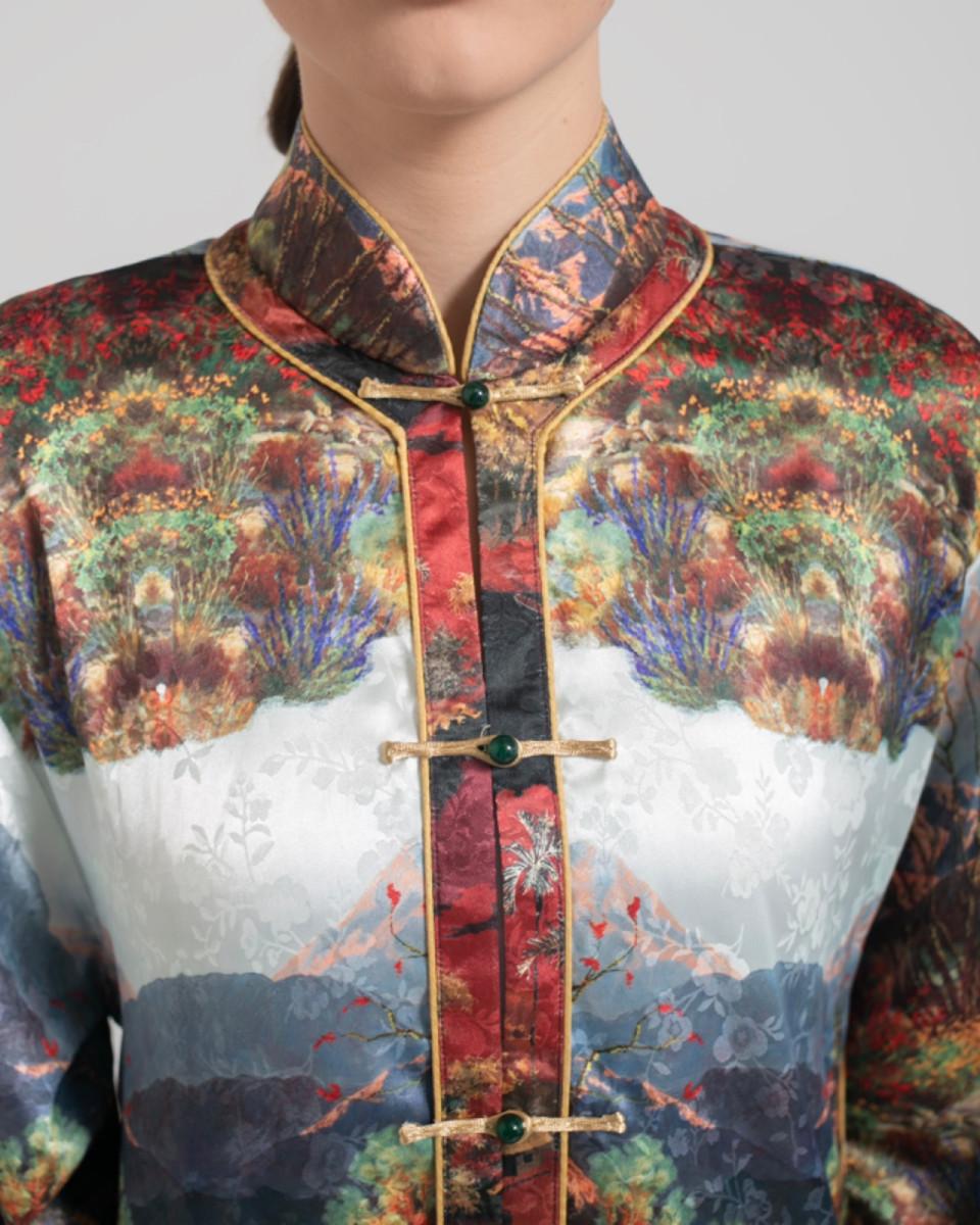 Ciel HUIFEN DRESS RED SCENERY