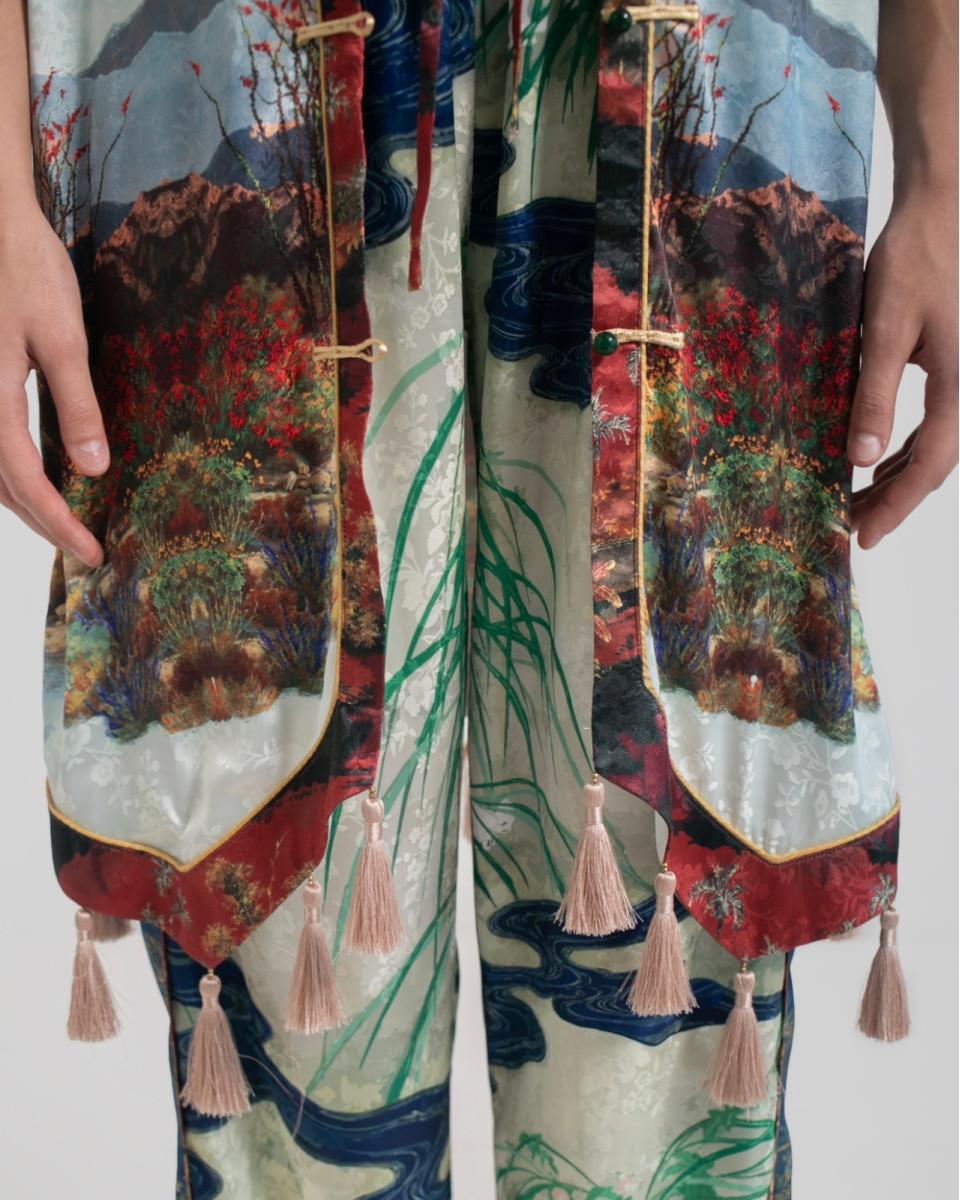 Ciel HUIFEN DRESS RED SCENERY