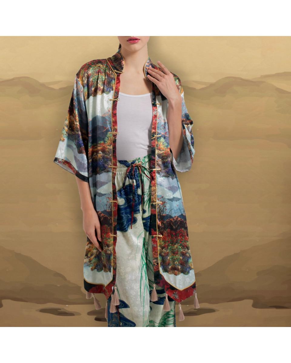 ciel HUIFEN DRESS RED SCENERY