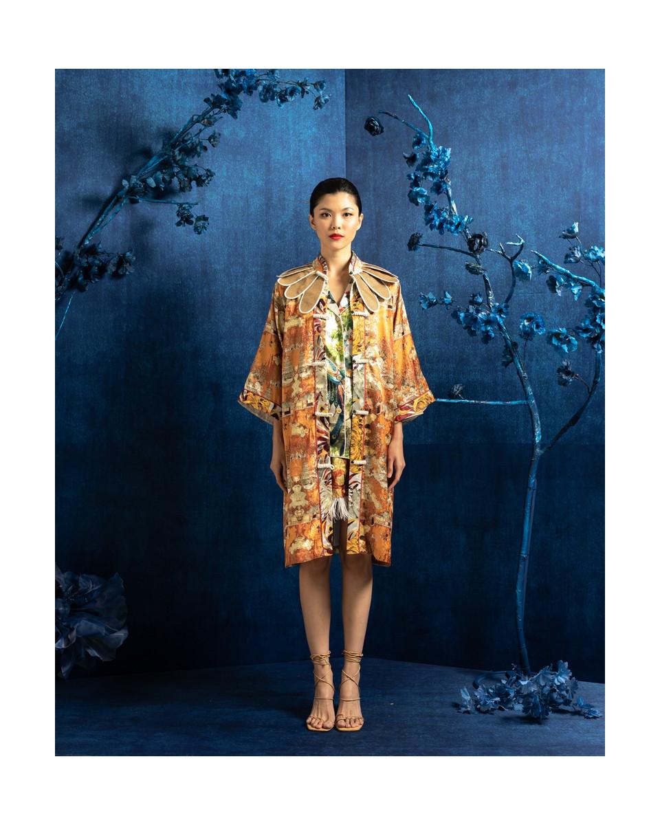 ciel JIA OUTER BURNT YELLOW CHINOISERIE