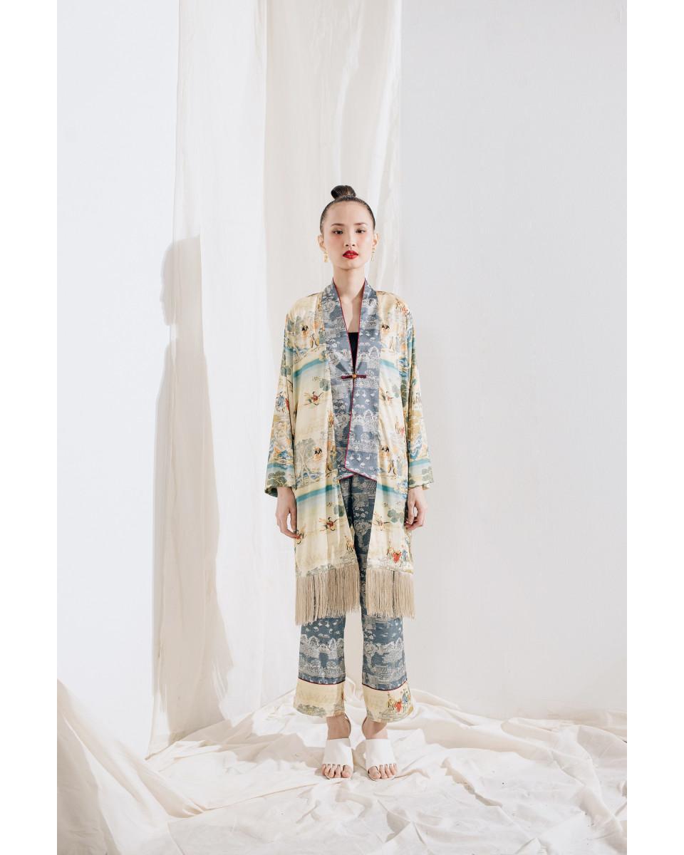 Ciel JIERU OUTER BLUE CHINOISERIE