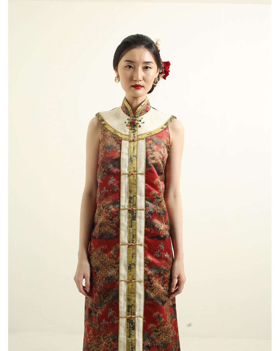 Ciel KAIRI DRESS RED TOILE