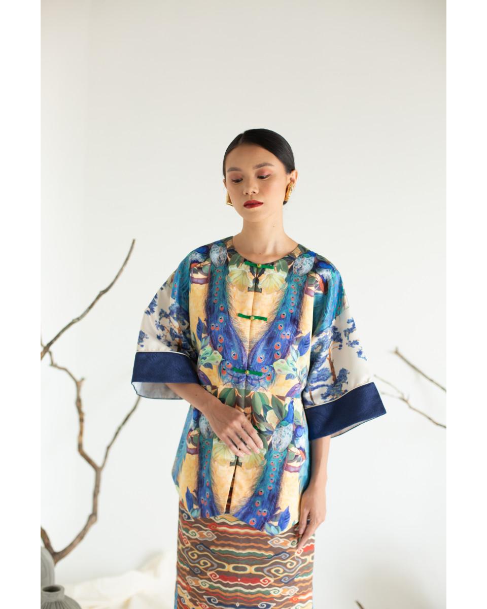 Ciel KIMEYA Jacket - Blue Peacock
