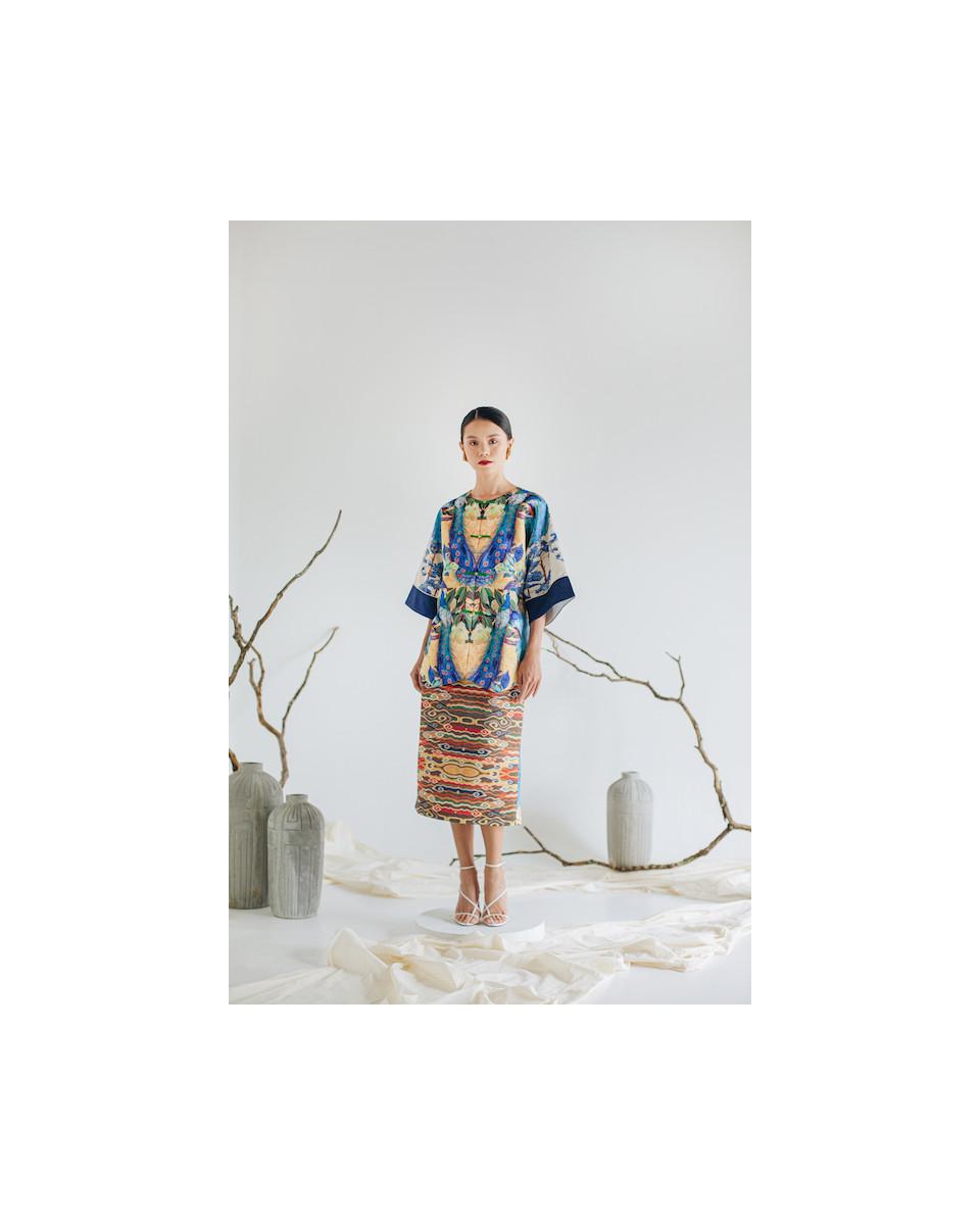 ciel KIMEYA Jacket - Blue Peacock