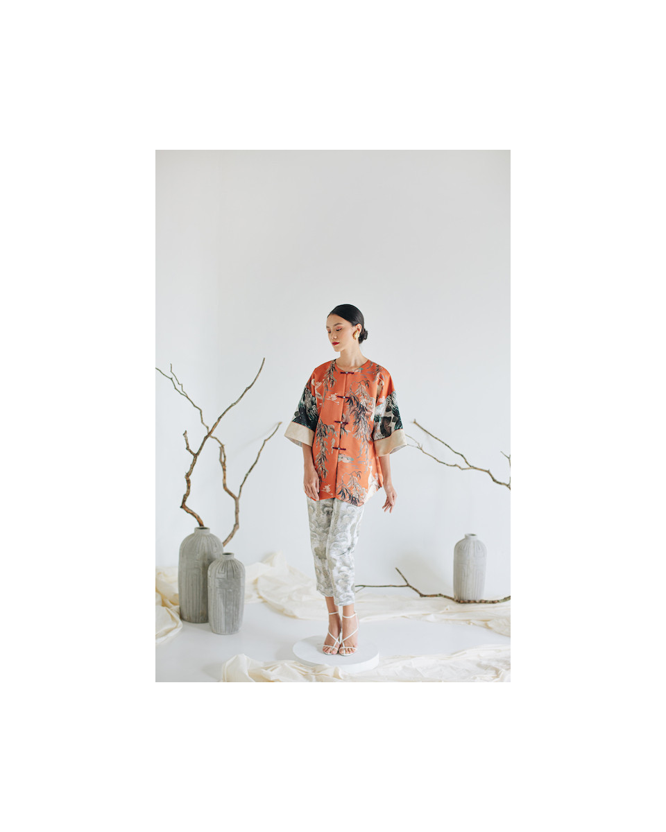 Ciel KIMEYA Jacket - Terracotta Crane