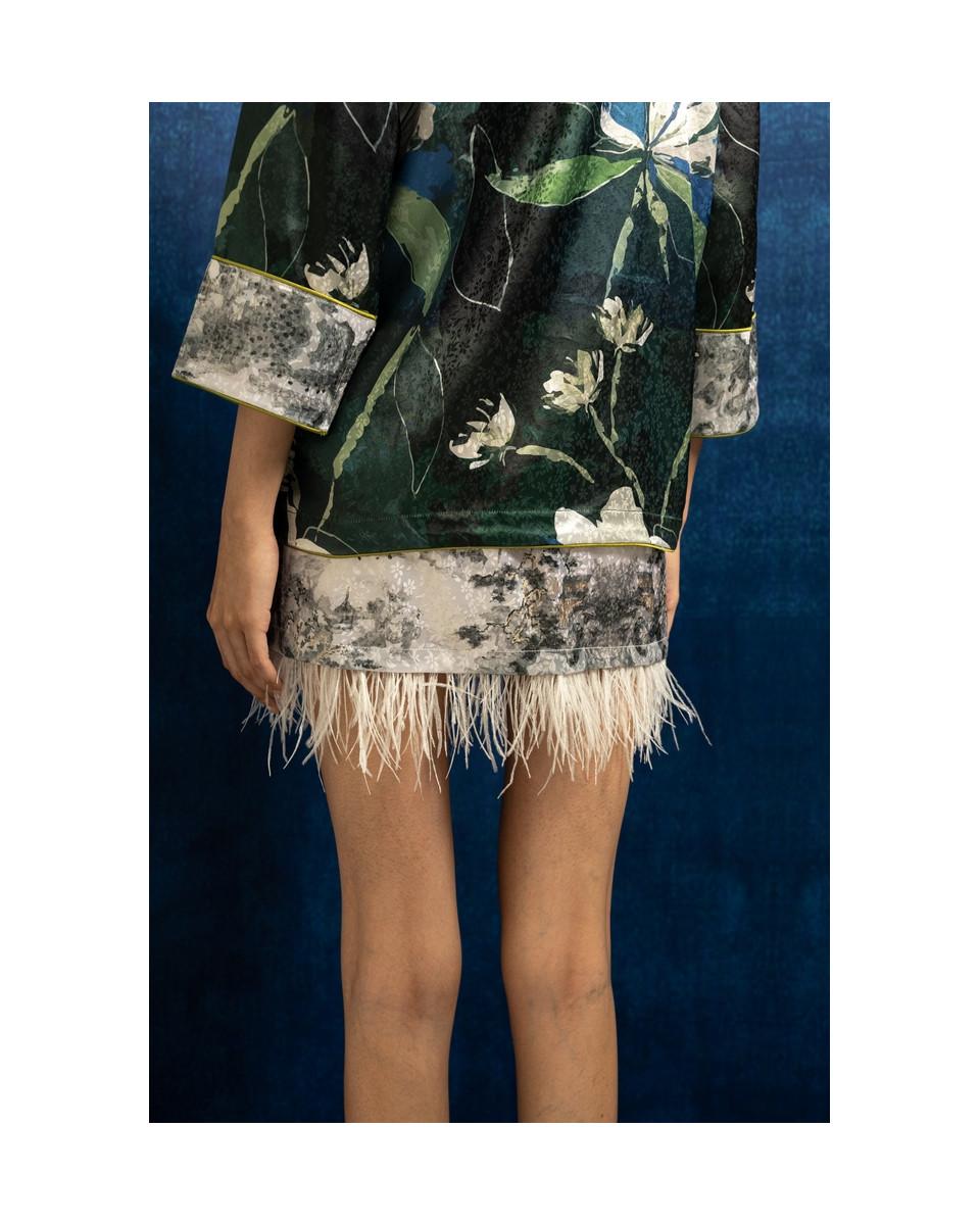 Ciel LAI SKIRT GREY LANDSCAPE