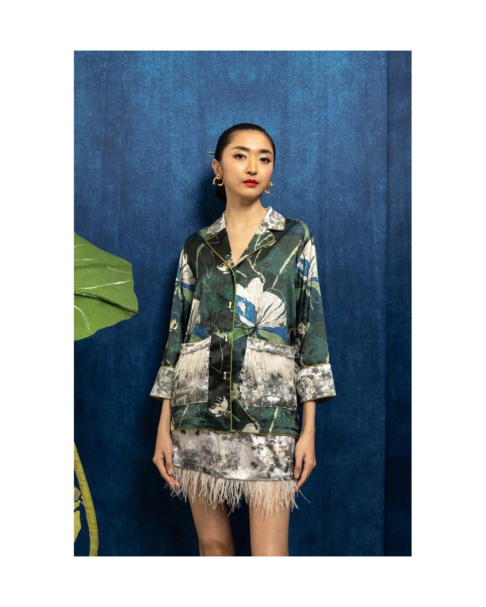 Ciel LAI SKIRT GREY LANDSCAPE